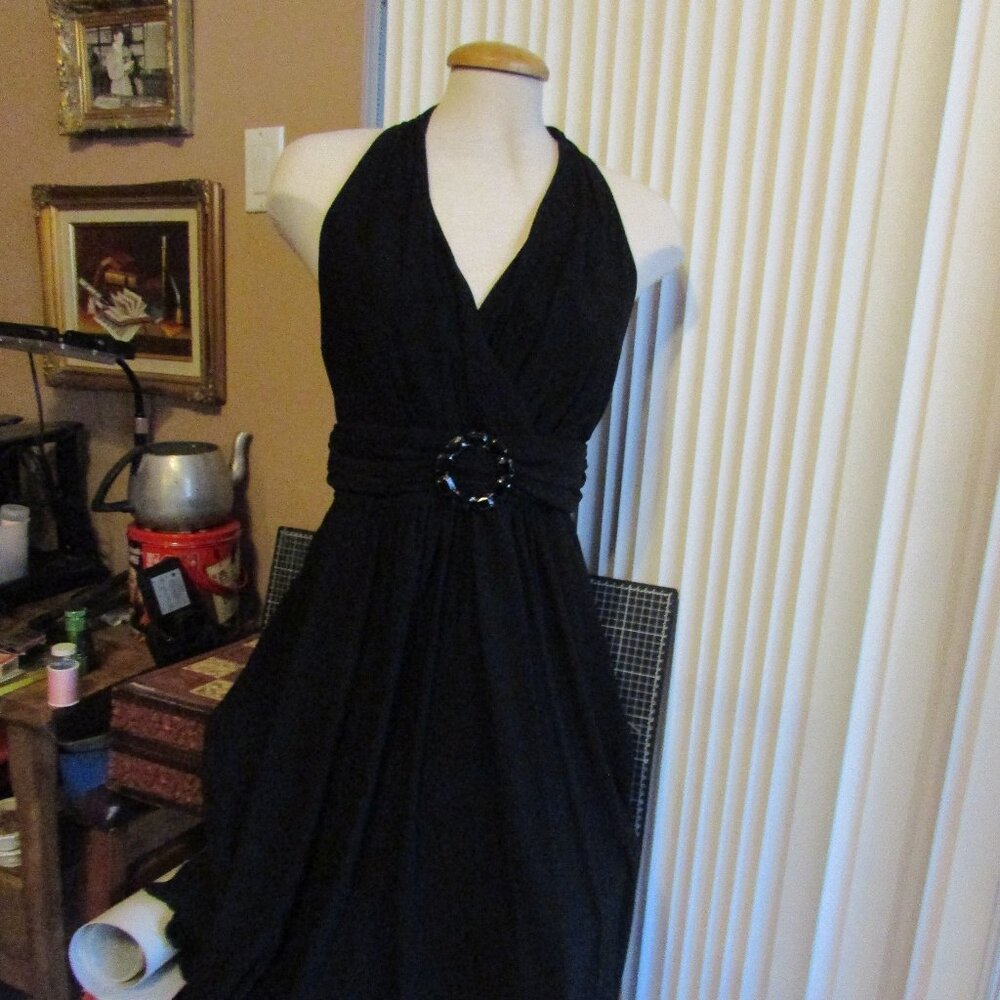 Fancy backless party dress